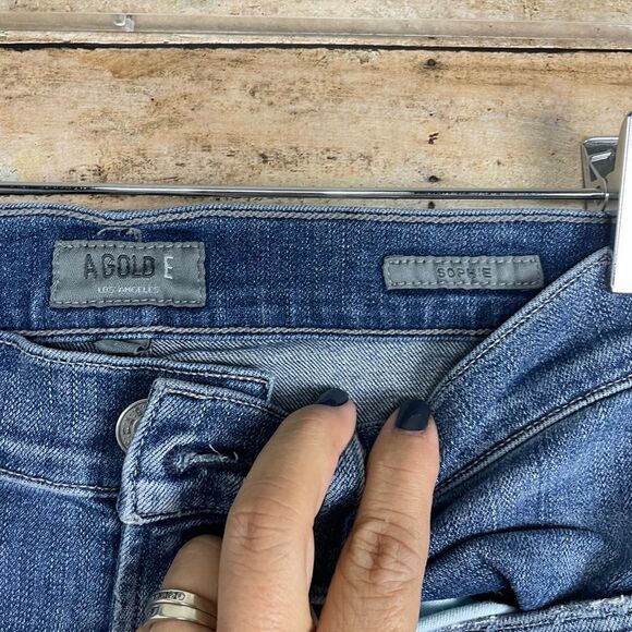 Agolde Sophie Cropped Skinny Jeans Size 24 - Picture 6 of 6